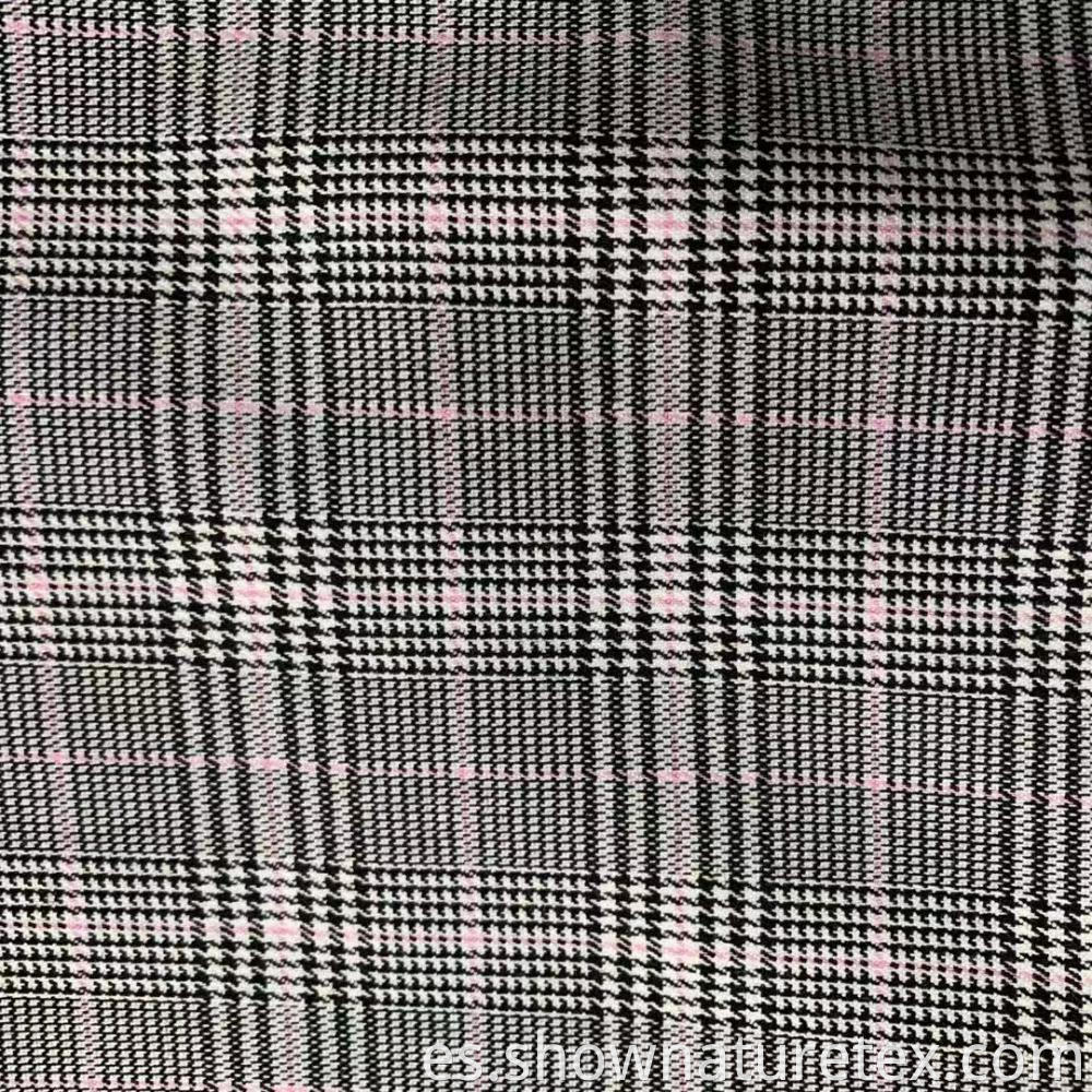 High Stretch Check Fabric for Pants